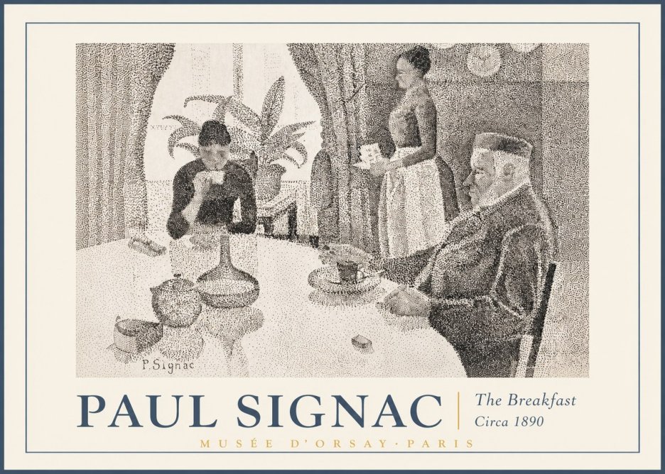 Signac The Breakfast No2 - Affiche