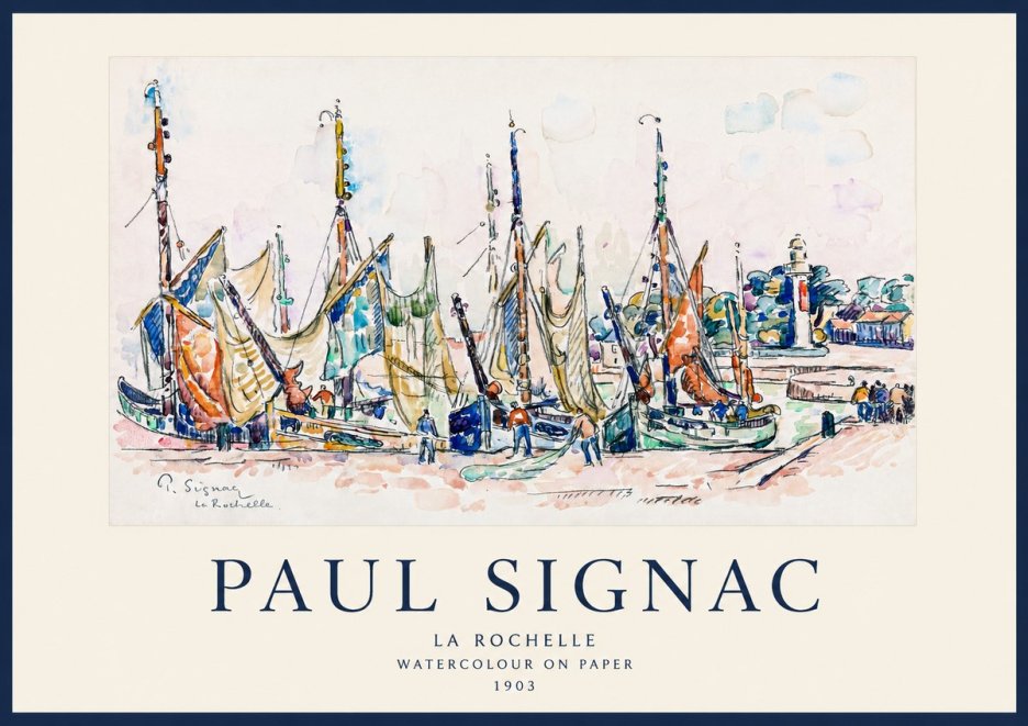 Signac La Rochelle I No1 - Affiche