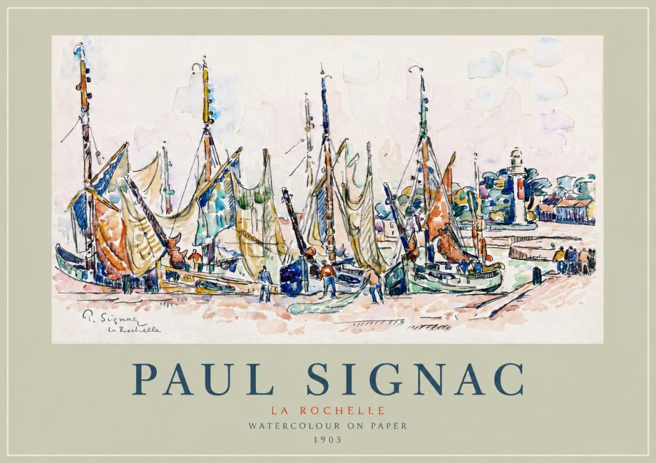 Signac La Rochelle I No2 - Affiche