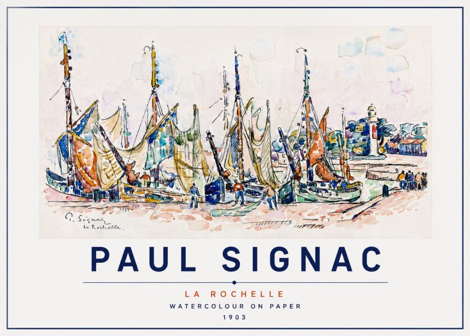 Signac La Rochelle I No5 - Affiche