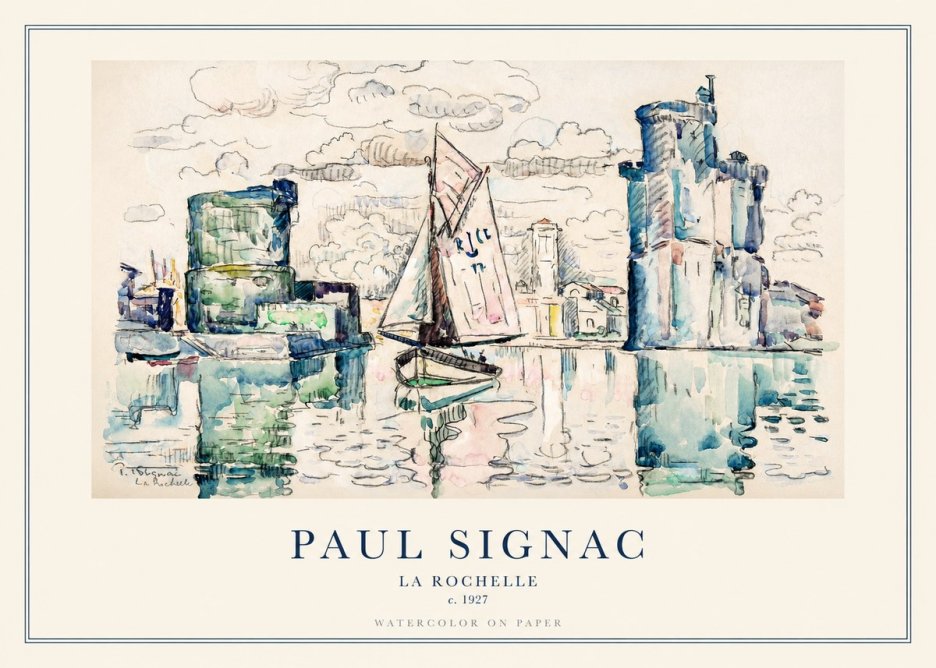 Signac La Rochelle II No1 - Affiche