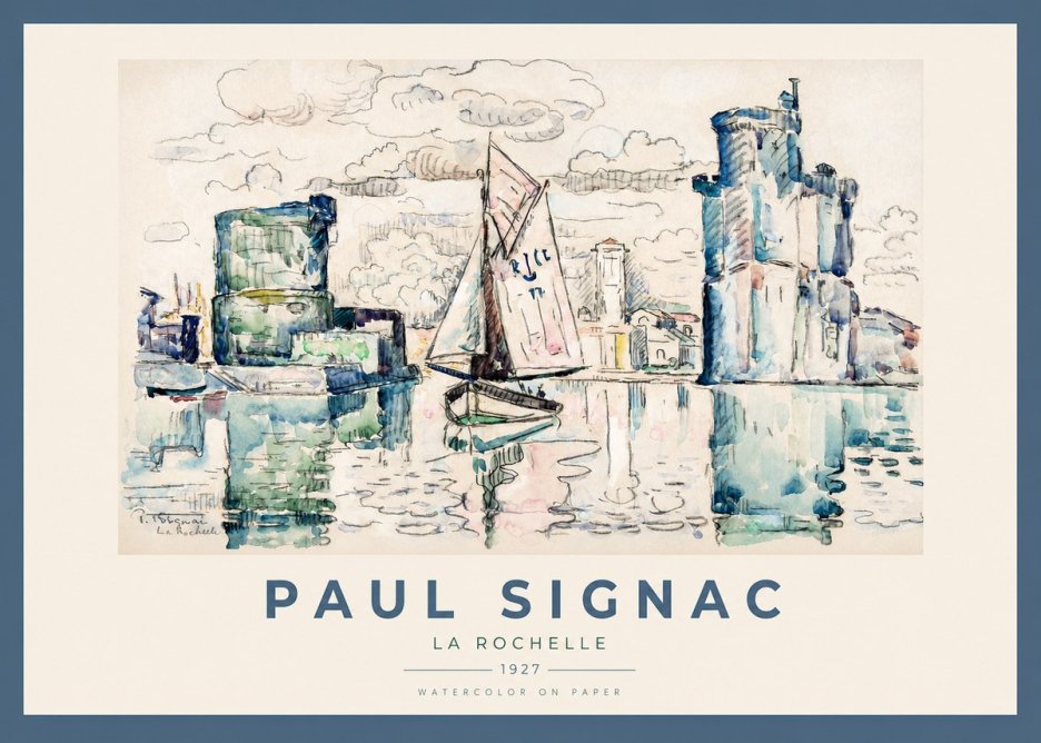 Signac La Rochelle II No2 - Affiche