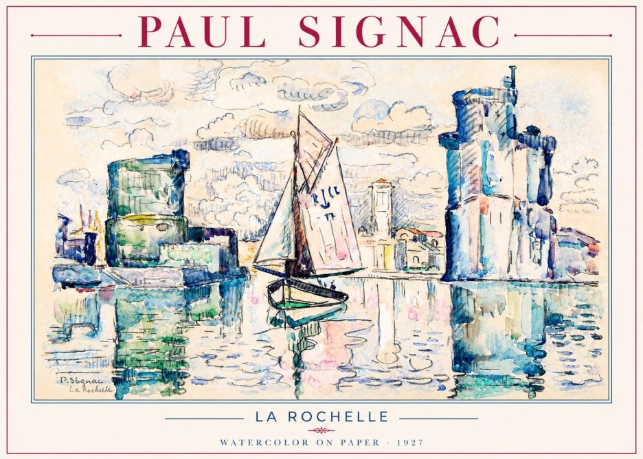 Signac La Rochelle II No3 - Affiche