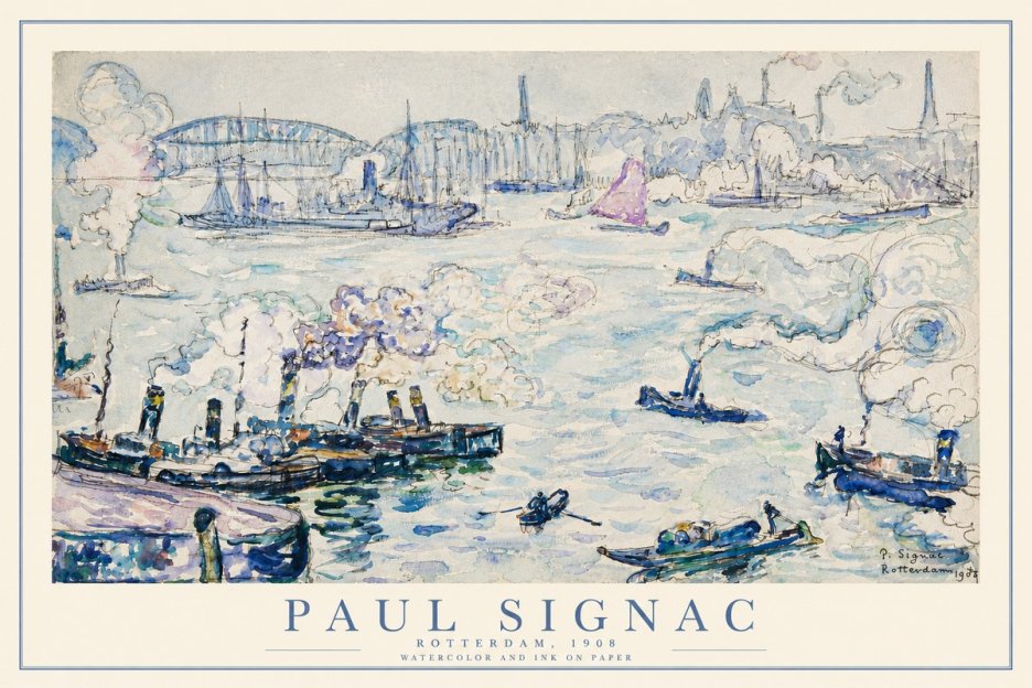 Signac Rotterdam, 1908 No3 - Affiche