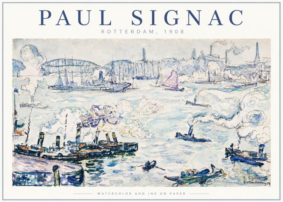 Signac Rotterdam, 1908 No5 - Affiche