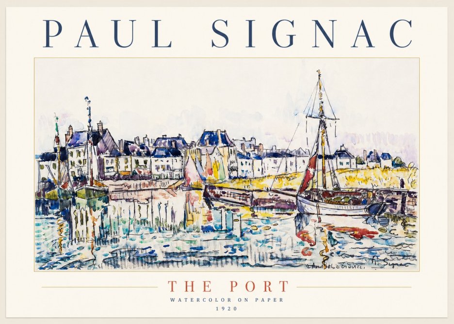 Signac The Port I No5 - Affiche