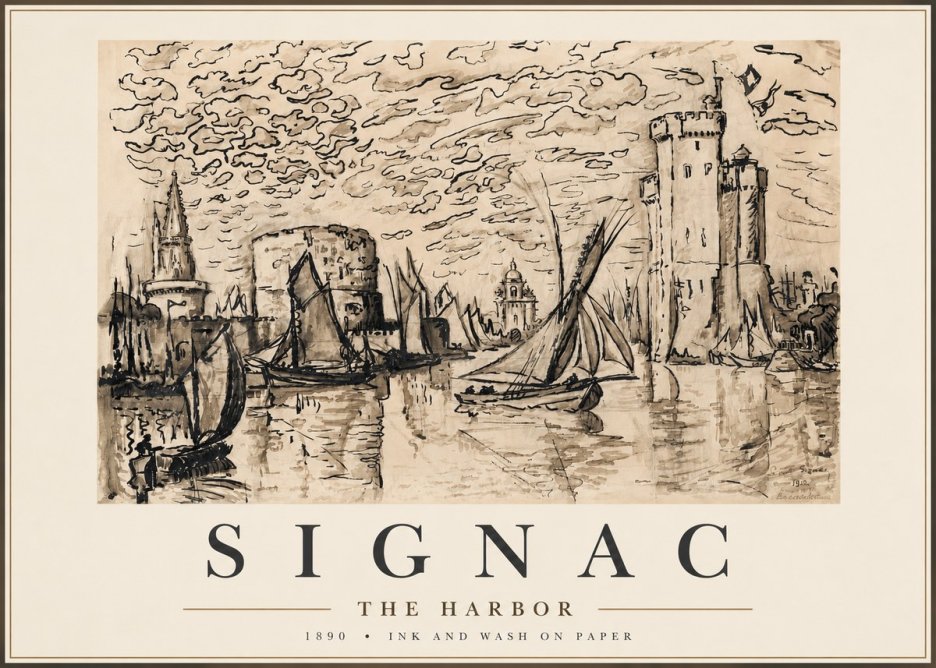 Signac The Harbor II No4 - Affiche