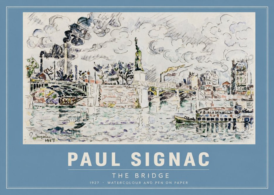 Signac The Bridge II No2 - Affiche