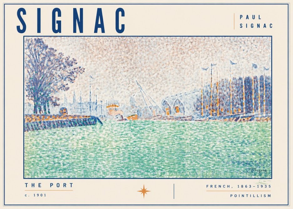 Signac The Port II No3 - Affiche