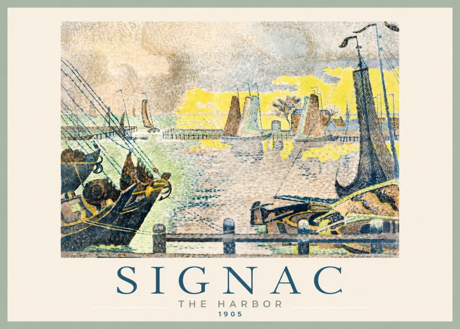 Signac The Harbor III No2 - Affiche
