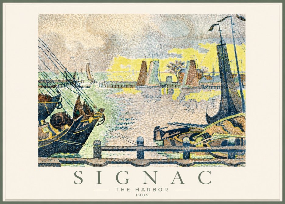 Signac The Harbor III No4 - Affiche