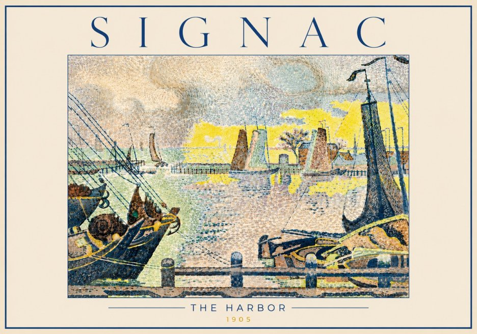 Signac The Harbor III No6 - Affiche