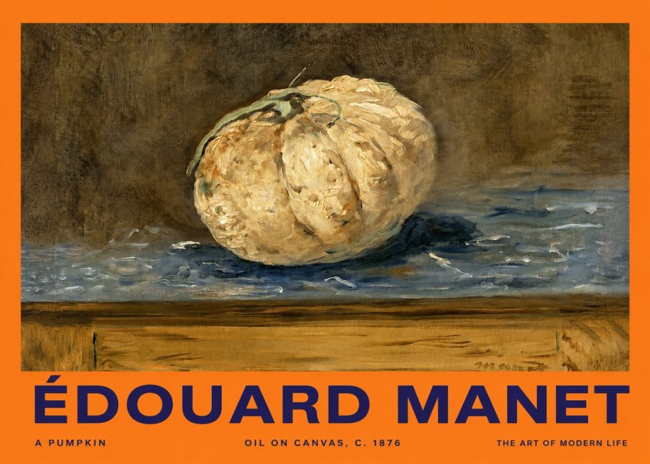 Édouard Manet A Pumpkin No2 - Affiche