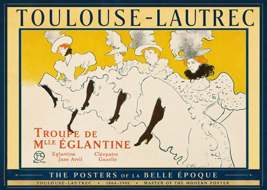 Toulouse-Lautrec Troupe De Mlle Églantine No2 - Affiche