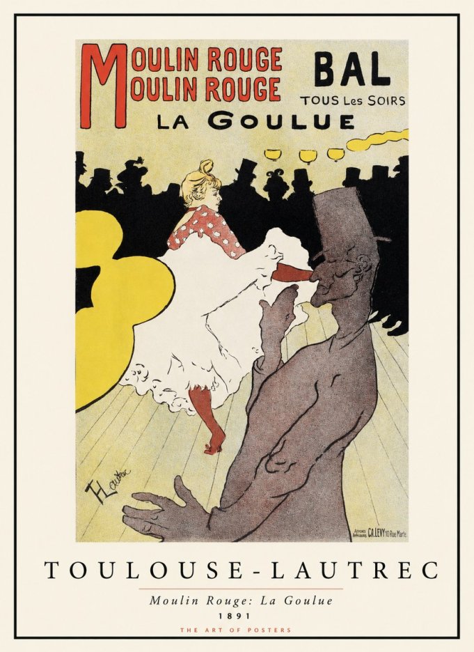 Toulouse-Lautrec Moulin Rouge: La Goulue No1 - Affiche