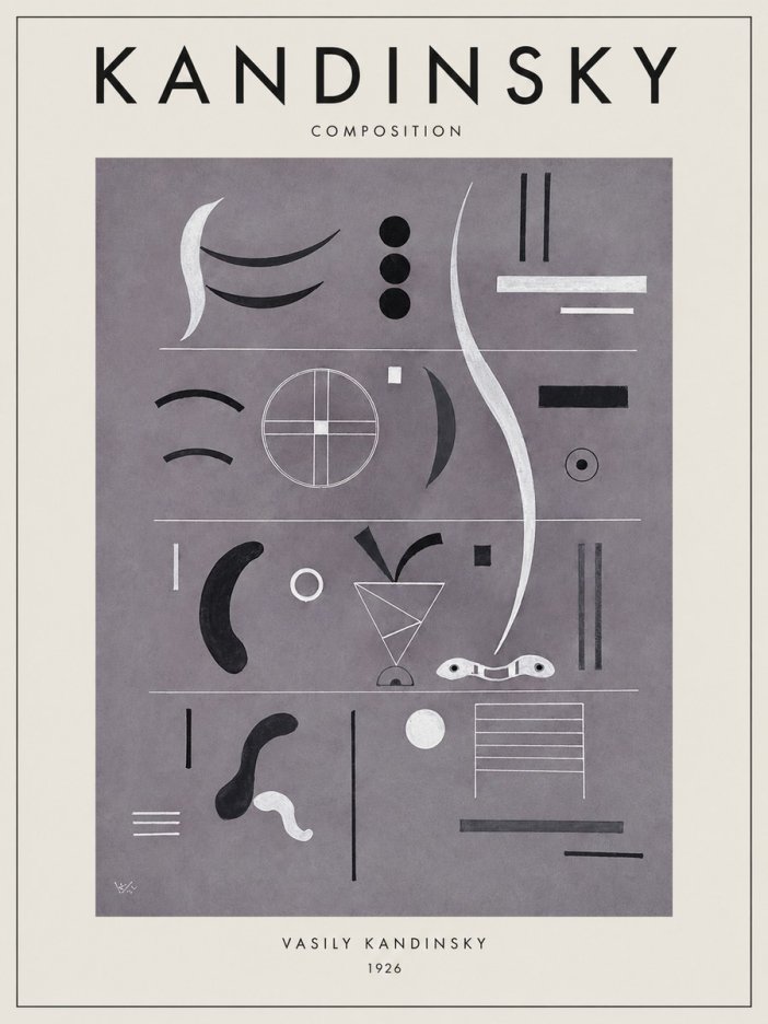 Kandinsky Composition I No1 - Affiche