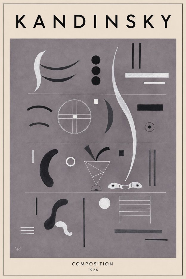 Kandinsky Composition I No2 - Affiche