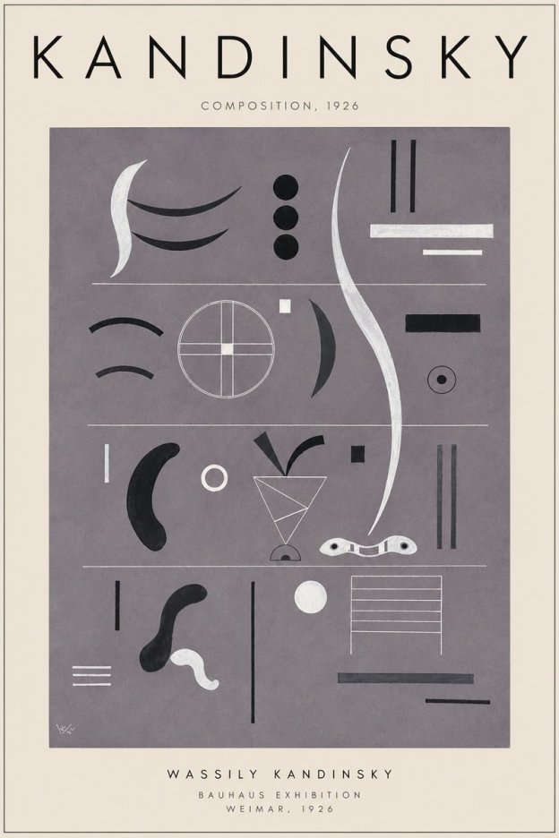 Kandinsky Composition I No3 - Affiche