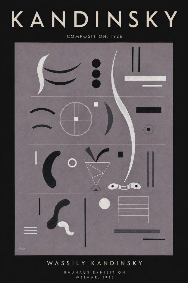 Kandinsky Composition I No4 - Affiche