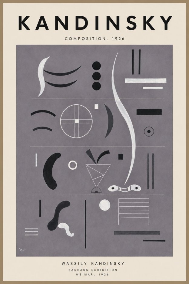 Kandinsky Composition I No5 - Affiche