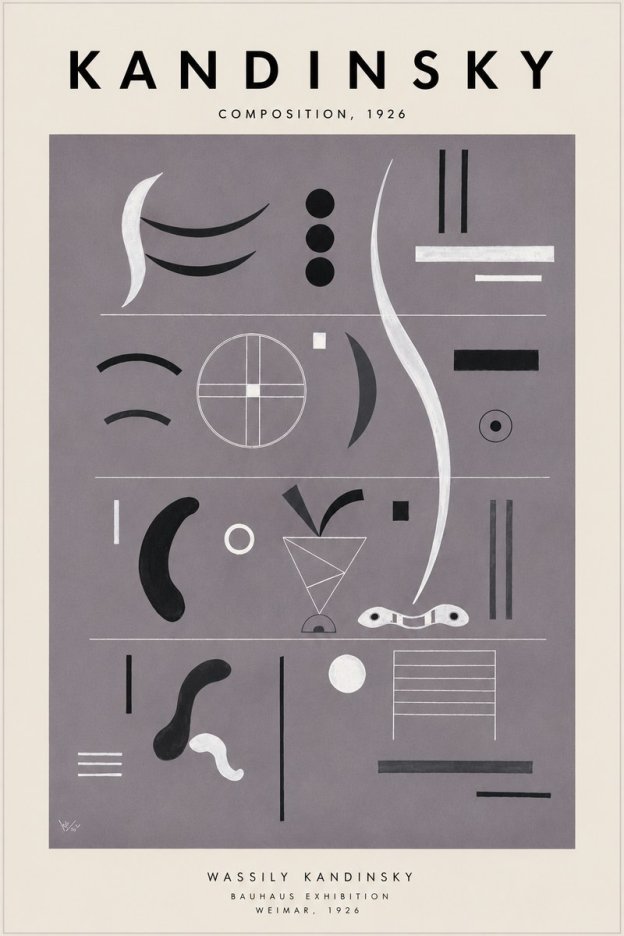 Kandinsky Composition I No6 - Affiche