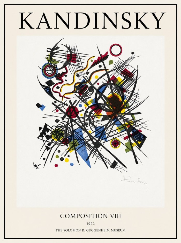 Kandinsky Composition Viii No1 - Affiche