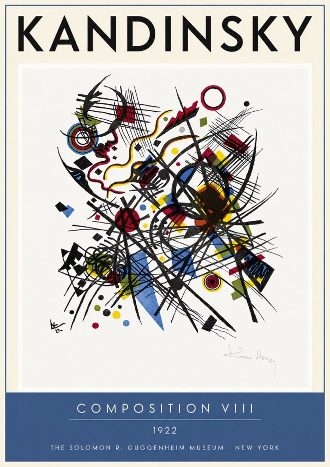Kandinsky Composition Viii No3 - Affiche