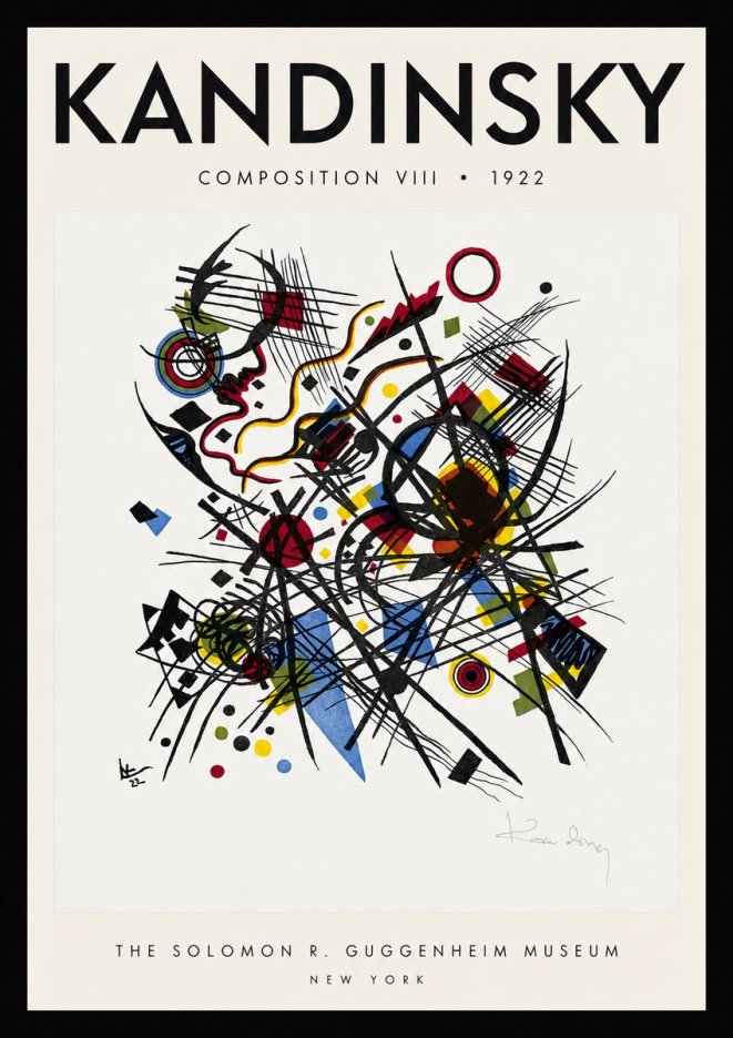 Kandinsky Composition Viii No4 - Affiche