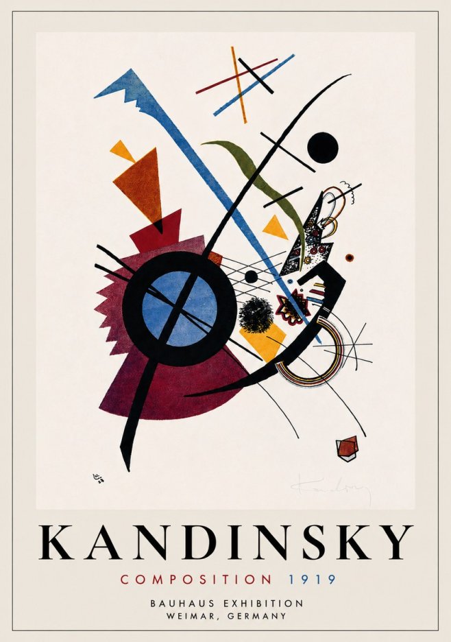 Kandinsky Composition II No3 - Affiche