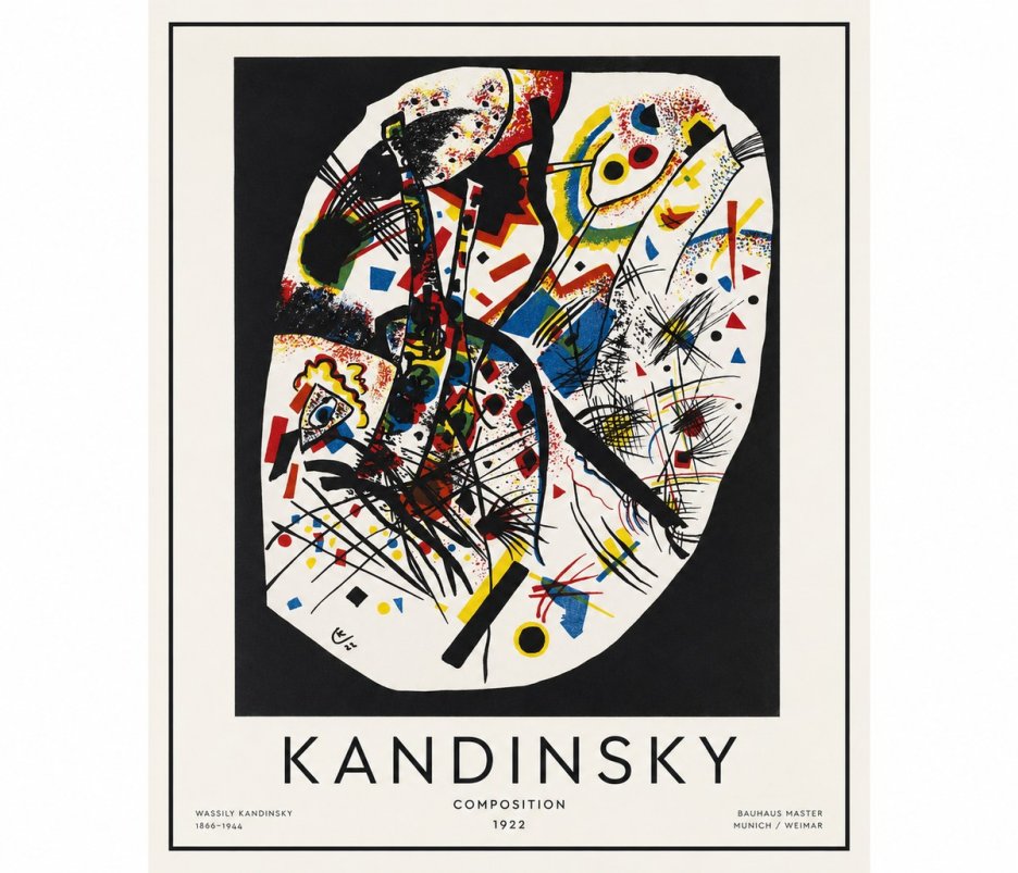 Kandinsky Composition 1922 No1 - Affiche