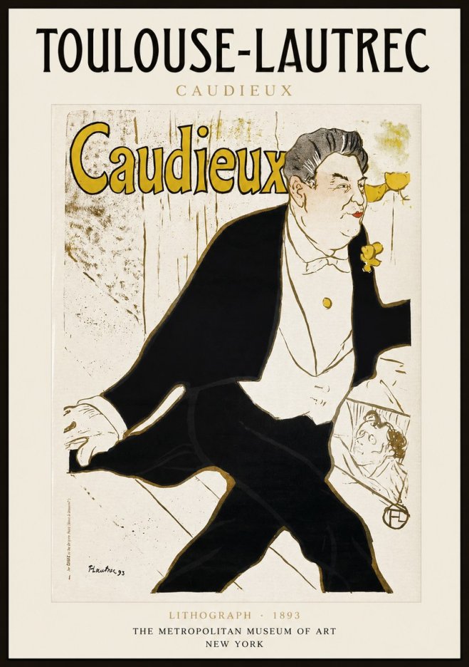 Toulouse-Lautrec Caudieux No1 - Affiche