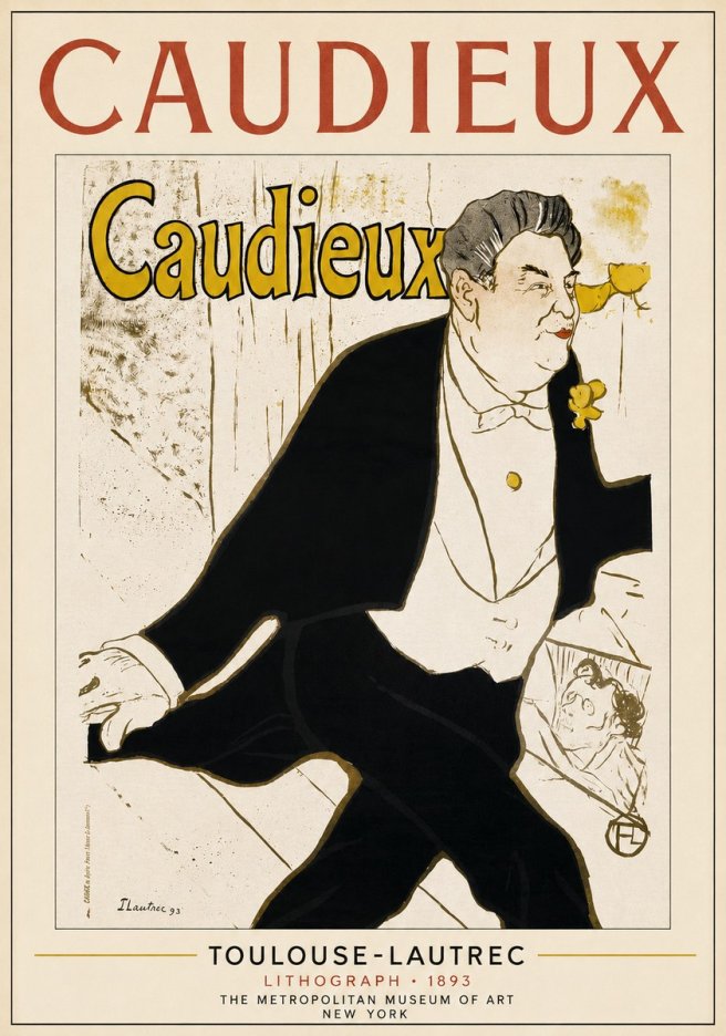 Toulouse-Lautrec Caudieux No3 - Affiche