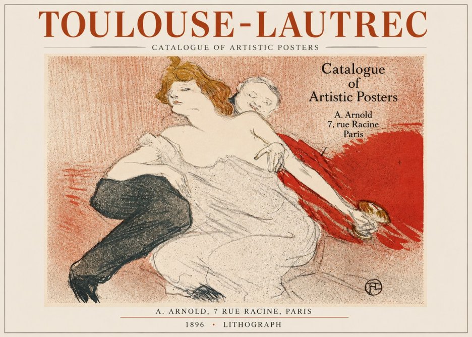 Toulouse-Lautrec Catalogue of Artistic Posters No3 - Affiche