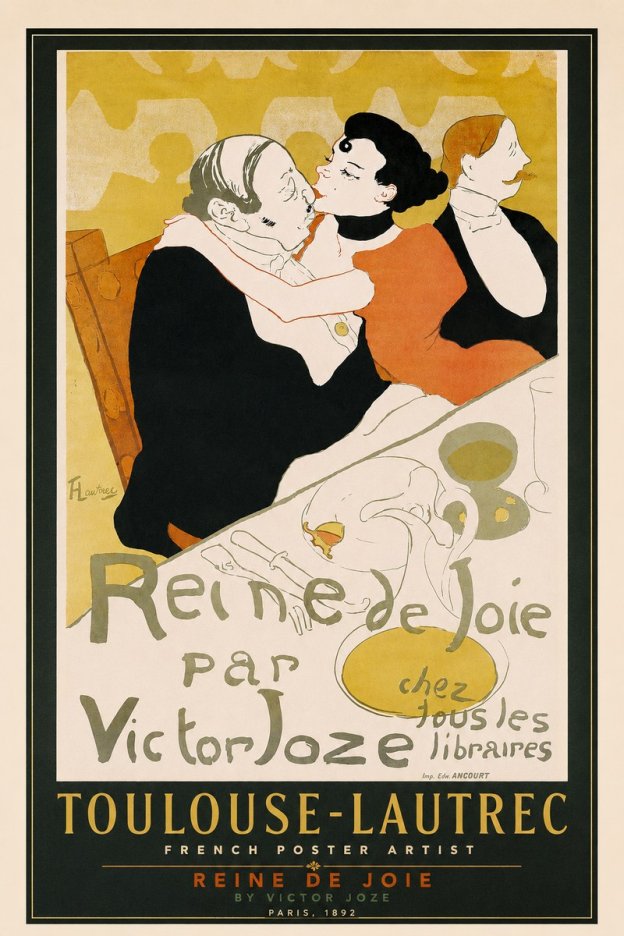 Toulouse-Lautrec Reine De Joie I No2 - Affiche