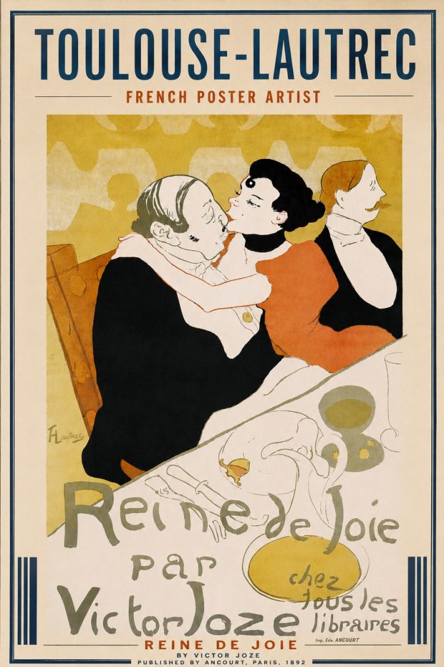 Toulouse-Lautrec Reine De Joie I No3 - Affiche