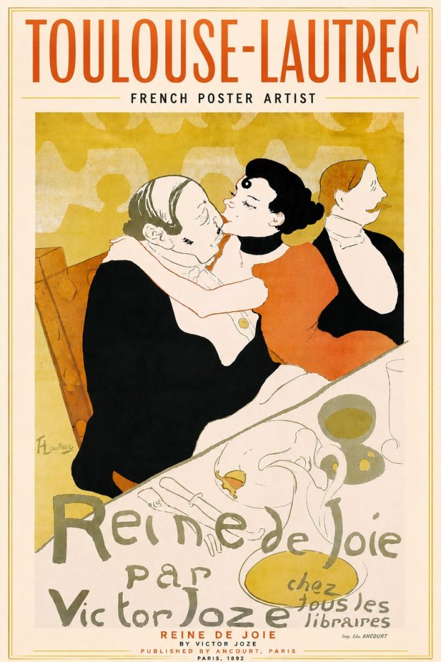Toulouse-Lautrec Reine De Joie I No5 - Affiche