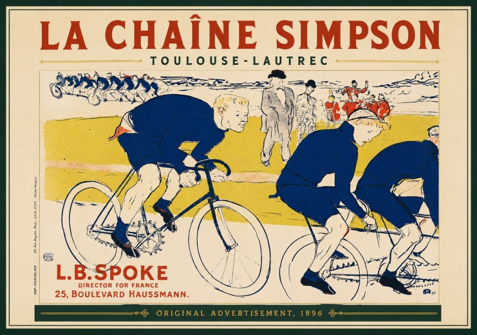 Toulouse-Lautrec La Chaîne Simpson No5 - Affiche