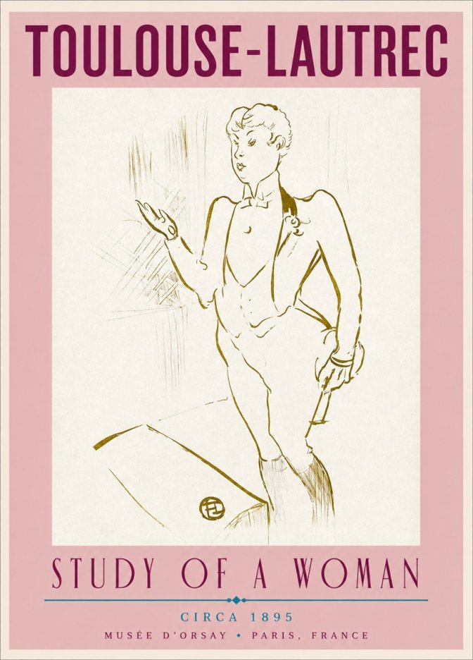 Toulouse-Lautrec The Poet of Parisian Life No4 - Affiche