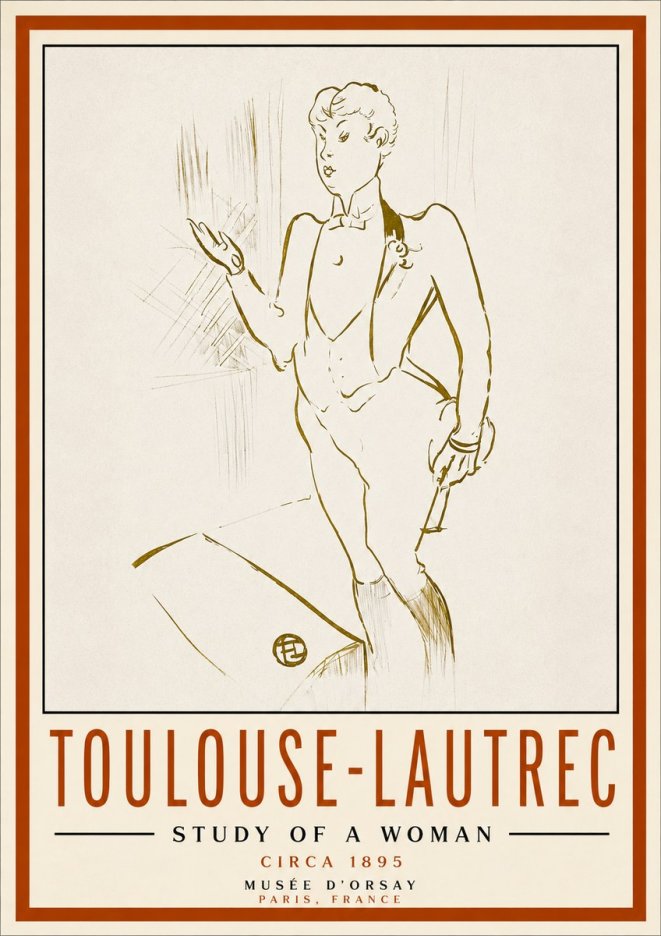 Toulouse-Lautrec The Poet of Parisian Life No6 - Affiche