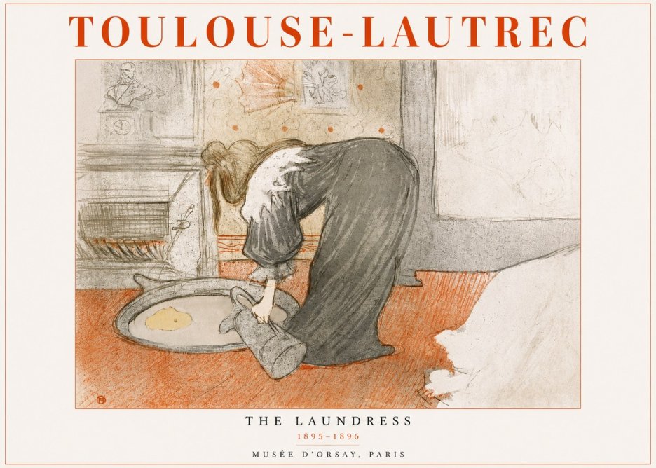 Toulouse-Lautrec The Laundress No3 - Affiche