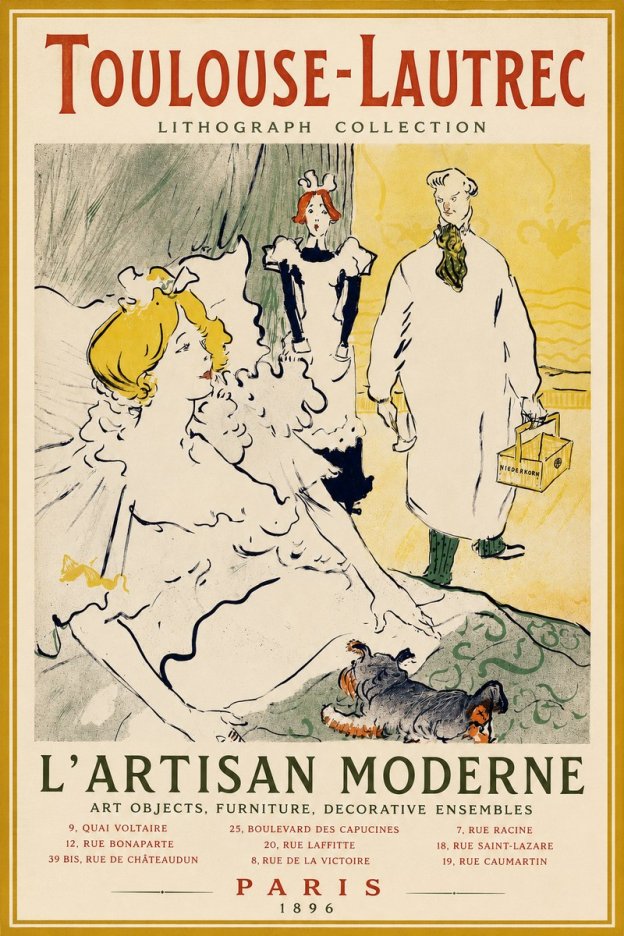 Toulouse-Lautrec L'artisan Moderne No2 - Affiche