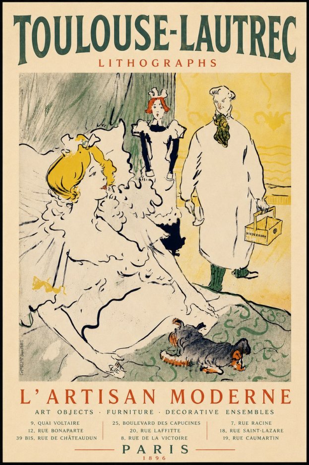 Toulouse-Lautrec L'artisan Moderne No4 - Affiche