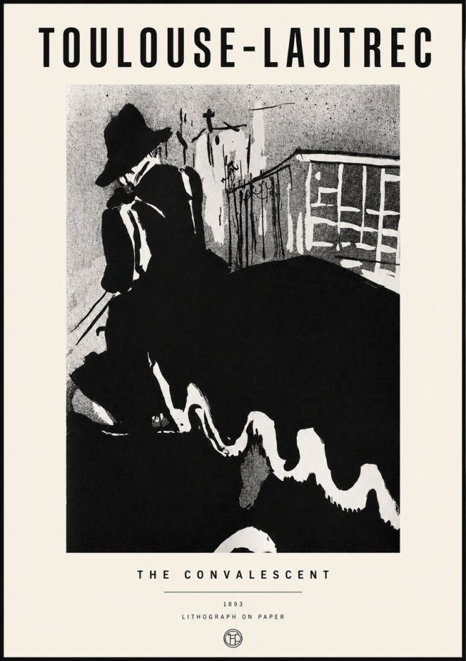 Toulouse-Lautrec The Convalescent No3 - Affiche