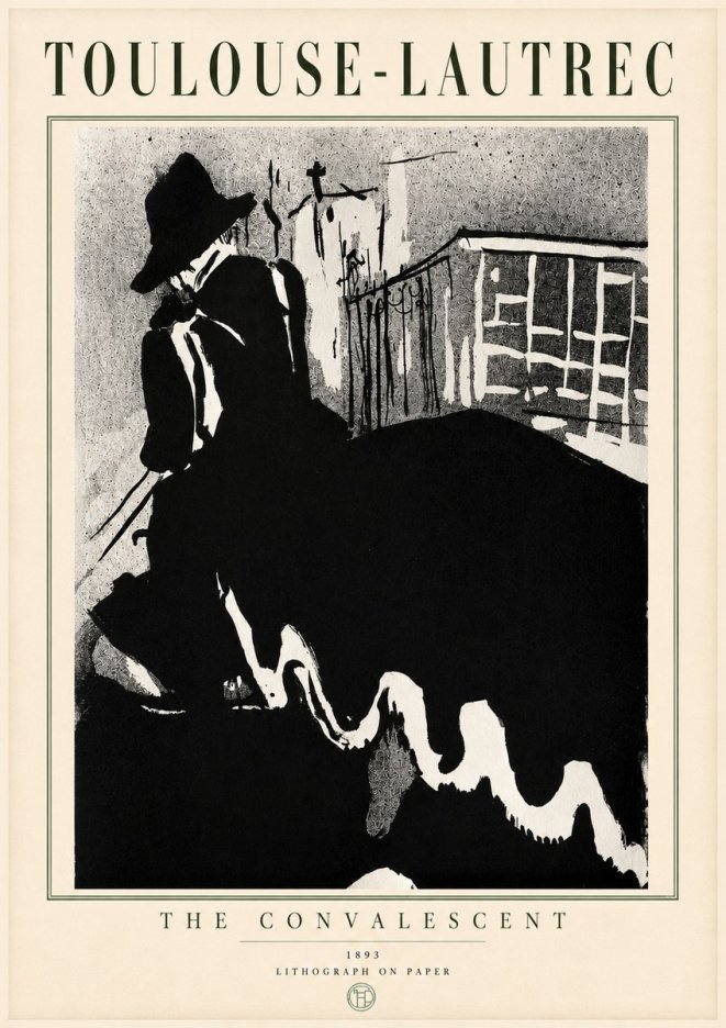 Toulouse-Lautrec The Convalescent No4 - Affiche