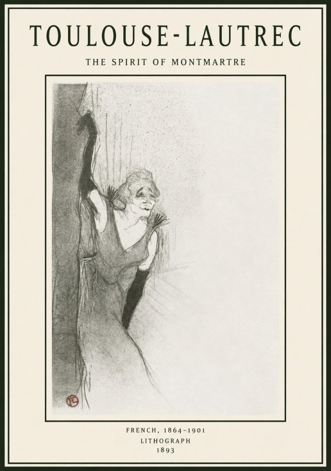 Toulouse-Lautrec The Spirit of Montmartre No1 - Affiche