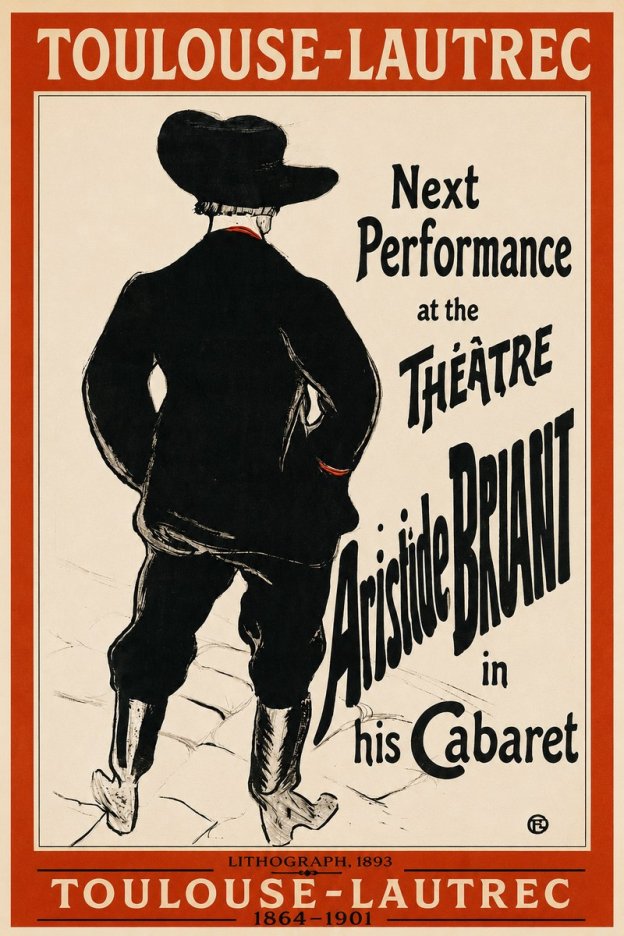 Toulouse-Lautrec Next Performance at the Théâtre Aristide Bruant in His Cabaret No2 - Affiche