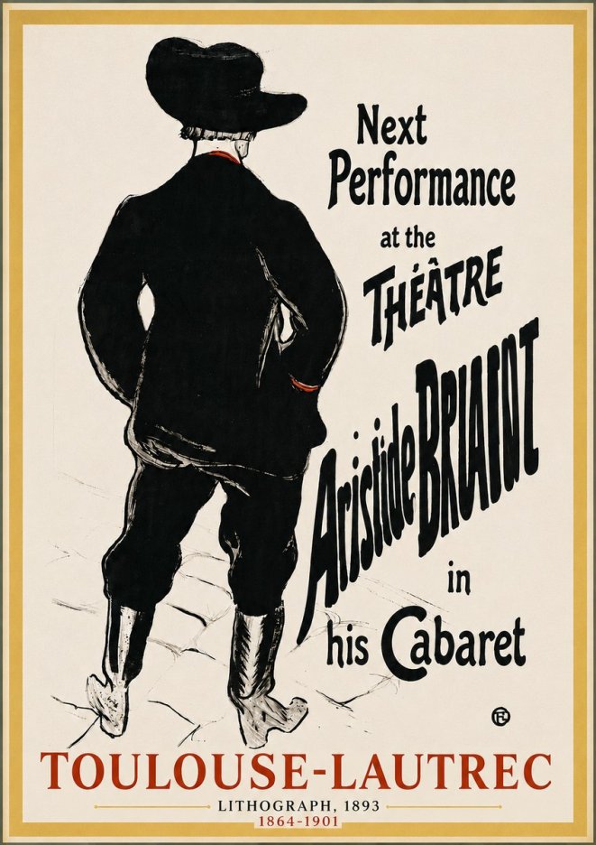Toulouse-Lautrec Next Performance at the Théâtre Aristide Bruant in His Cabaret No4 - Affiche