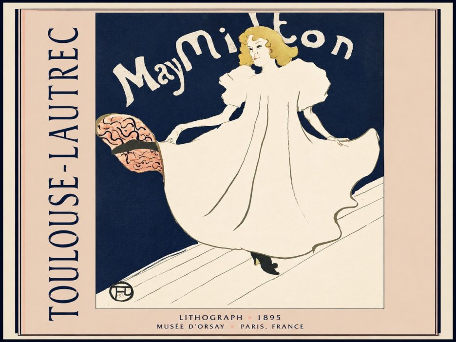 Toulouse-Lautrec May Milton No2 - Affiche