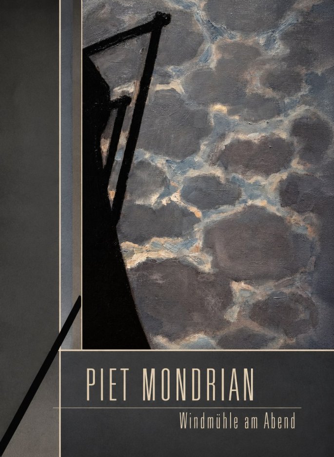 Piet Mondrian Windmühle Am Abend I No2 - Affiche