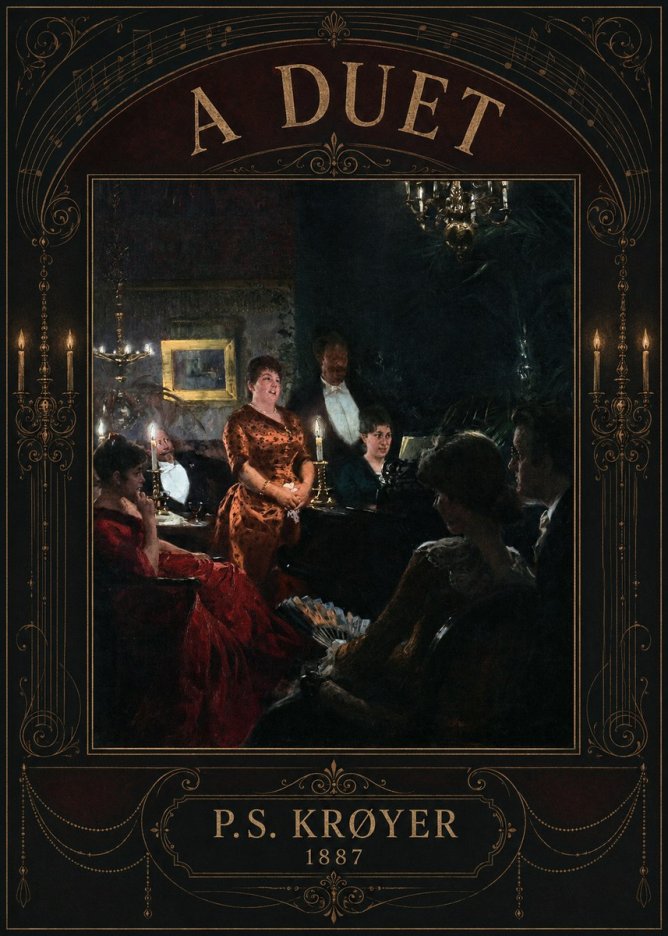 P.S. Krøyer A Duet No3 - Affiche